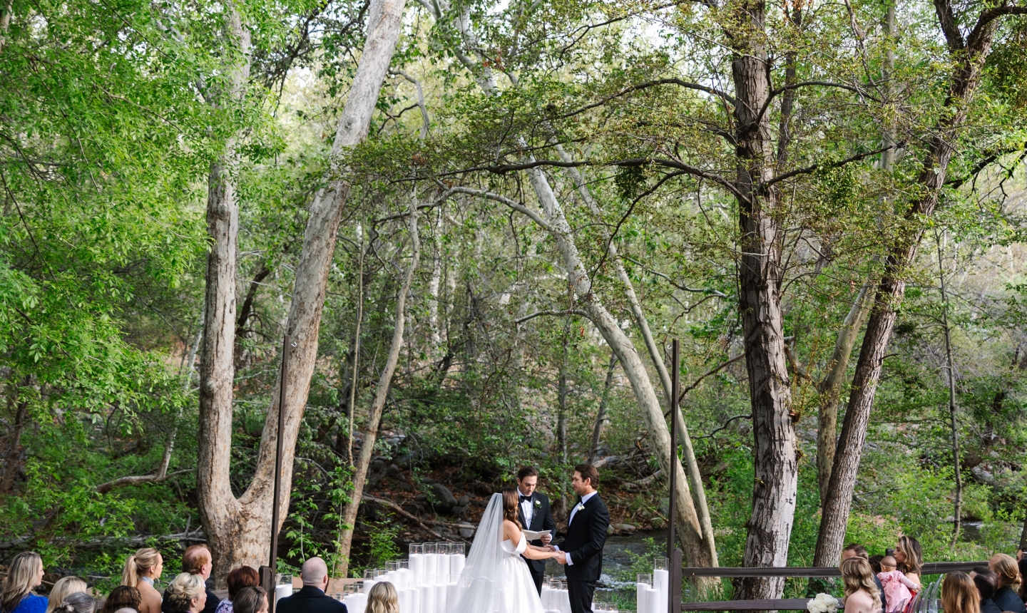 Cottageside Lawn Wedding Ceremony