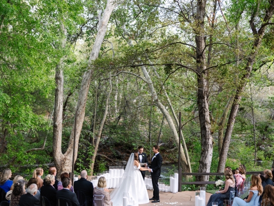 Cottageside Lawn Wedding Ceremony