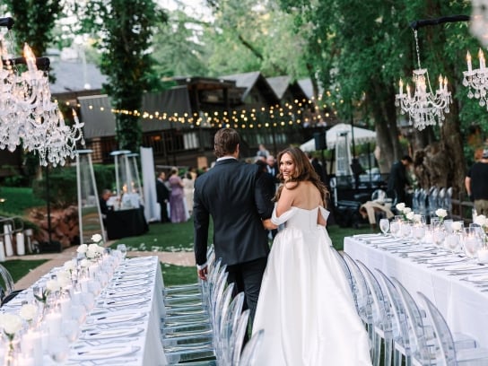 Cottageside Lawn Wedding Reception