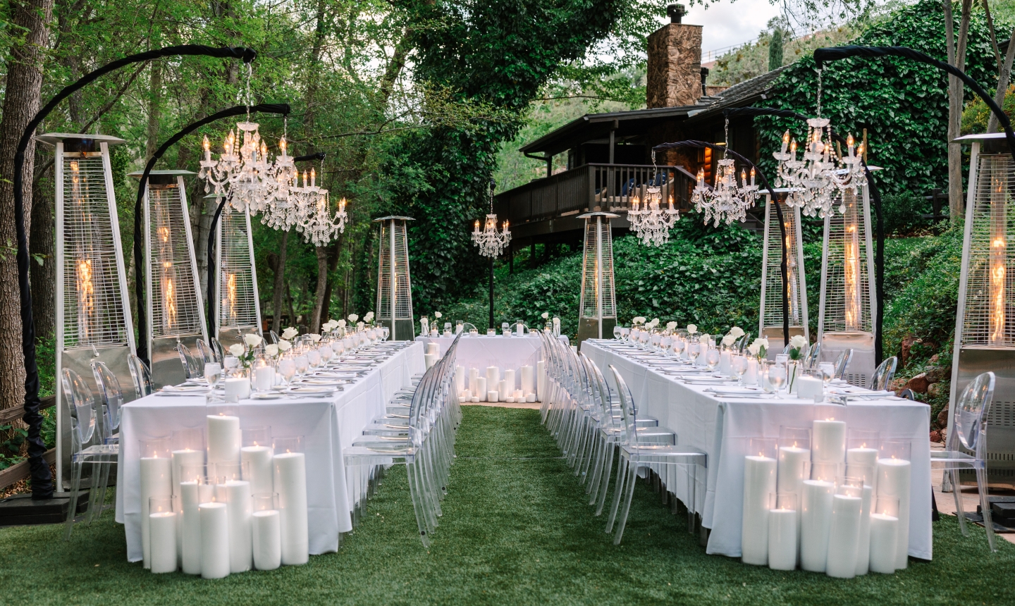 Cottageside Lawn Wedding Reception