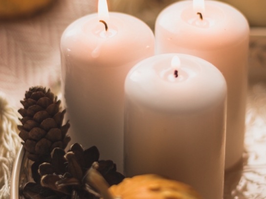 Three candles